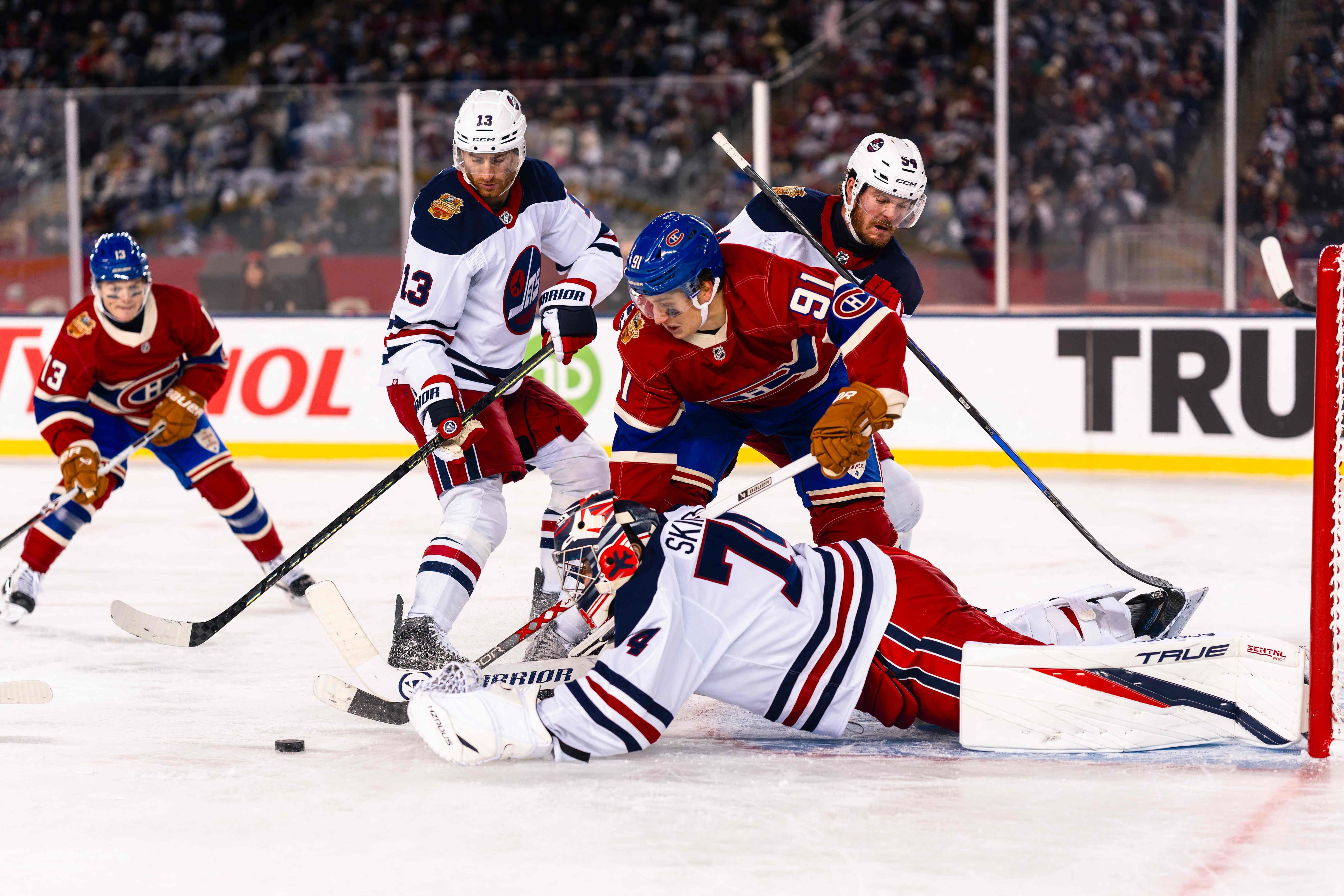 Le Canadien a eu chaud dans le chalet des Jets