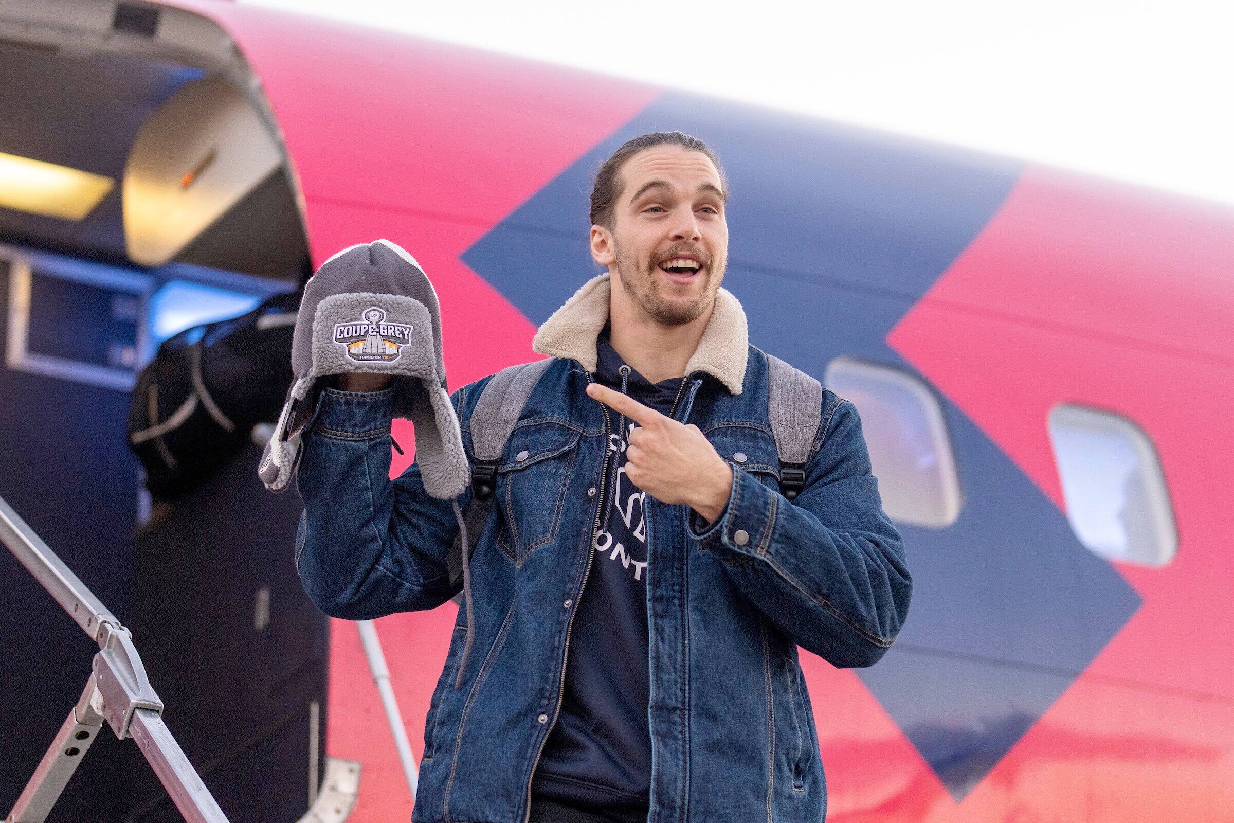 MarcAntoine Dequoy inspiré par sa défunte mère à la Coupe Grey TVA