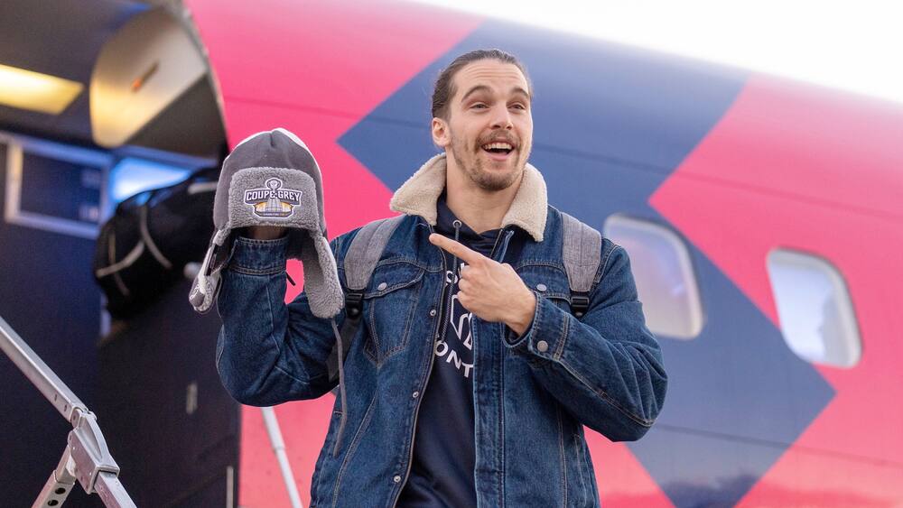 MarcAntoine Dequoy inspiré par sa défunte mère à la Coupe Grey TVA