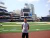 2012年,聖地亞哥Pedreas棒球隊Petco Park的David Baudwin。