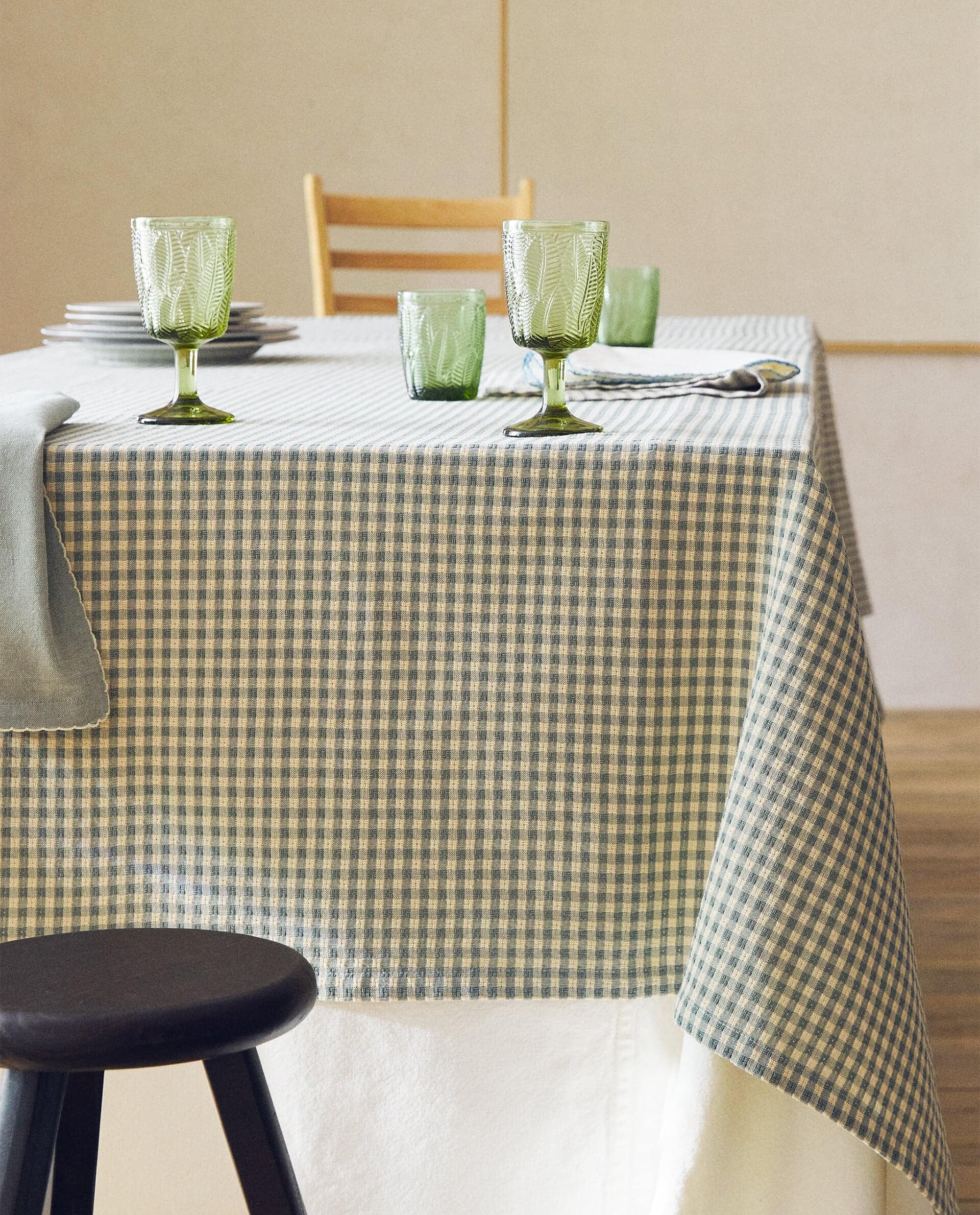 Une touche de carreaux vichy dans la maison 