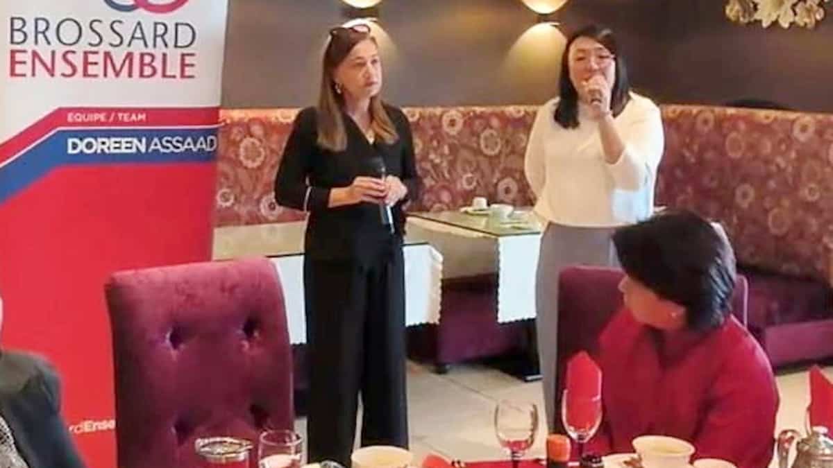 Une soirée partisane organisée par une richissime femme d’affaires d’origine chinoise pour la mairesse de Brossard