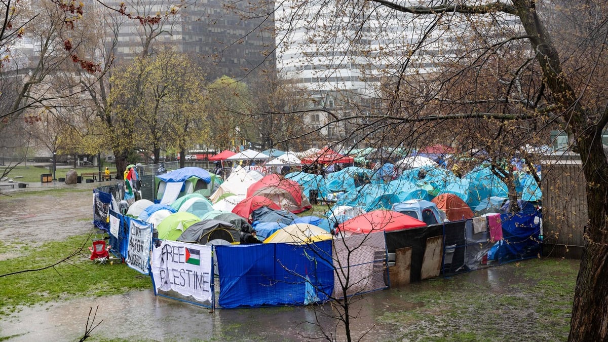 Campement propalestinien à McGill: la décision sur l’injonction attendue ce matin
