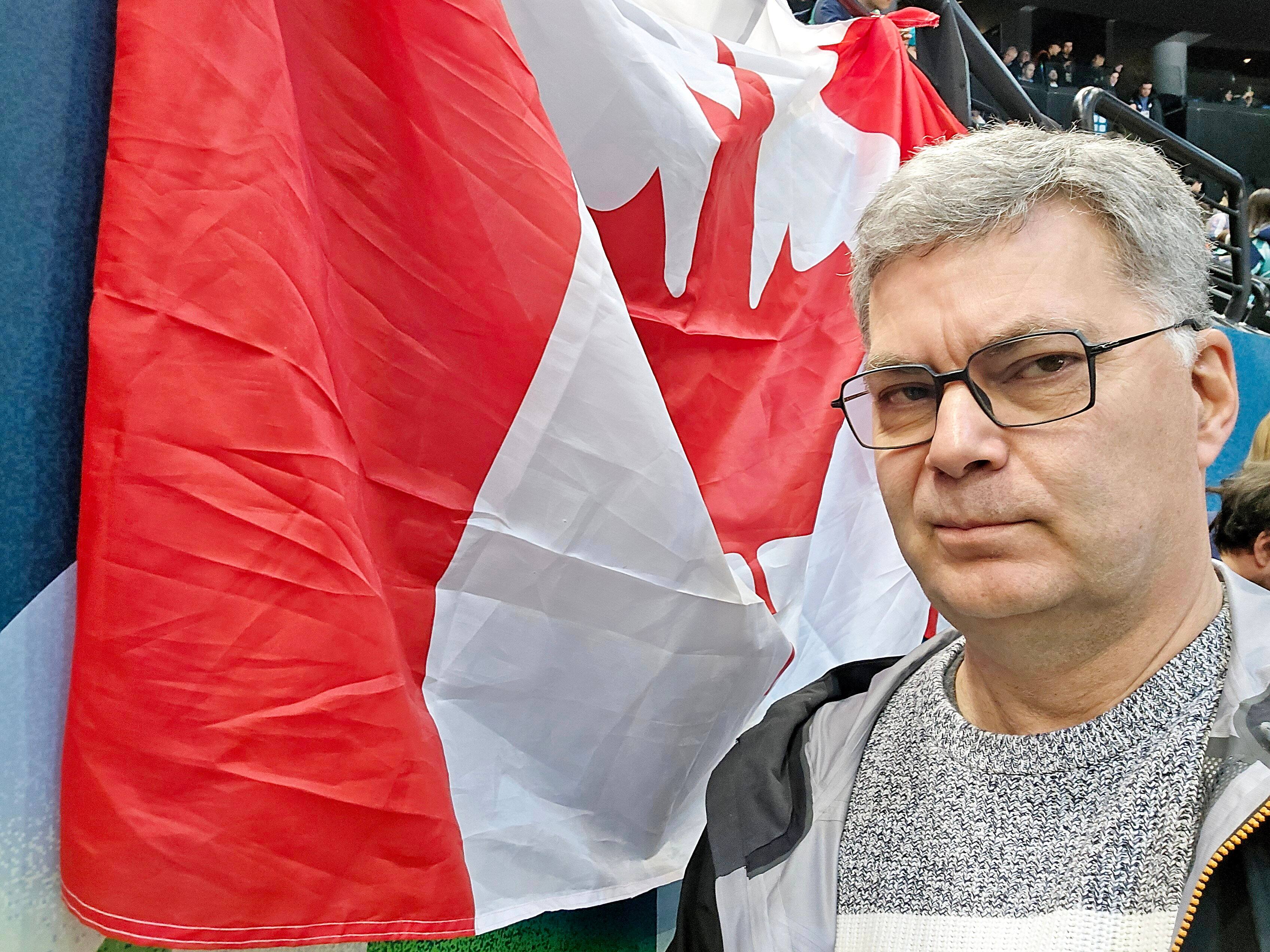 Notre chroniqueur Mario Dumont assiste aux Jeux olympiques de Milan, em fevereiro de 2026. FOTO FOURNIE PAR MARIO DUMONT
