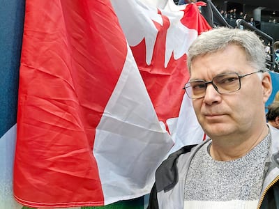 Notre chroniqueur Mario Dumont assiste aux Jeux olympiques de Milan, em fevereiro de 2026. FOTO FOURNIE PAR MARIO DUMONT