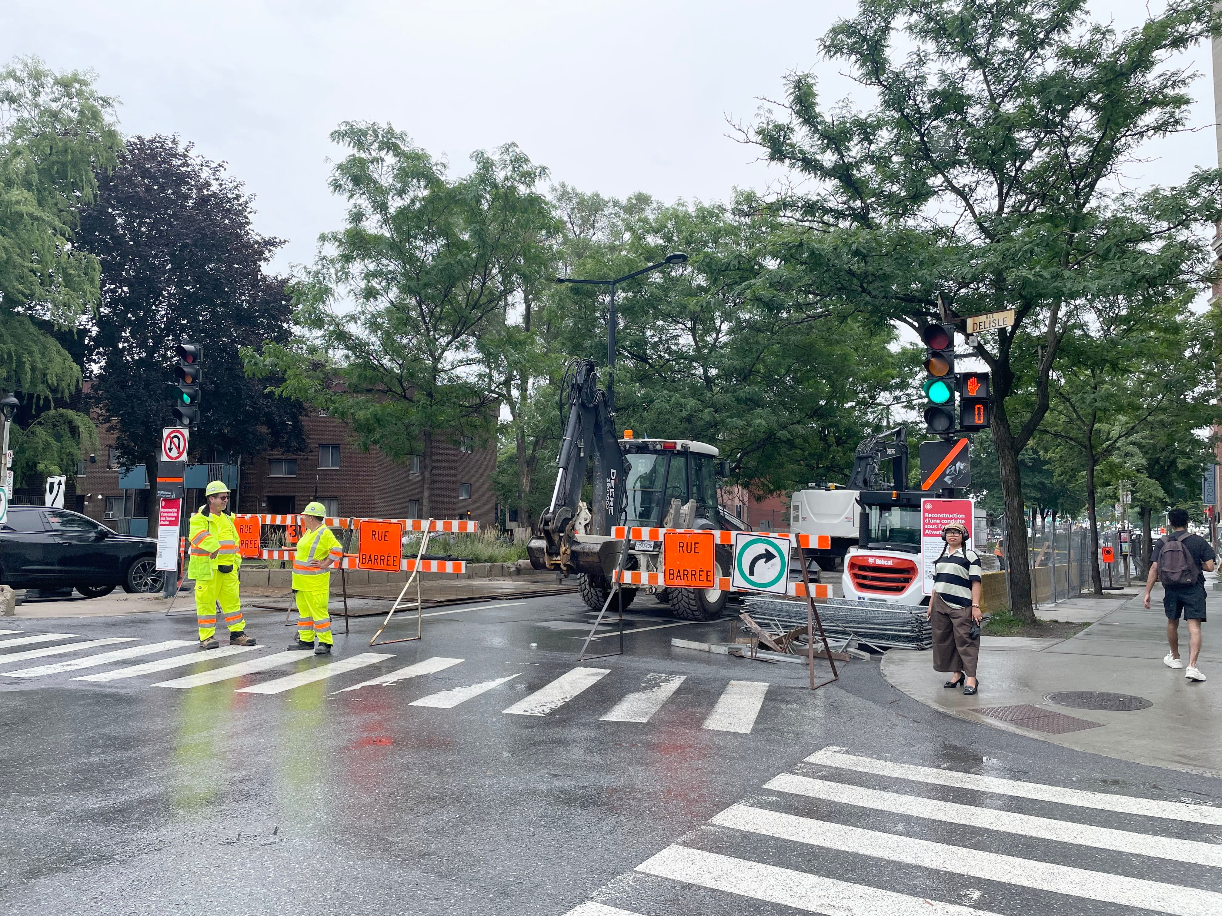 «Ça va déranger énormément»: un chantier au moins jusqu'à la rentrée sur l'avenue Atwater