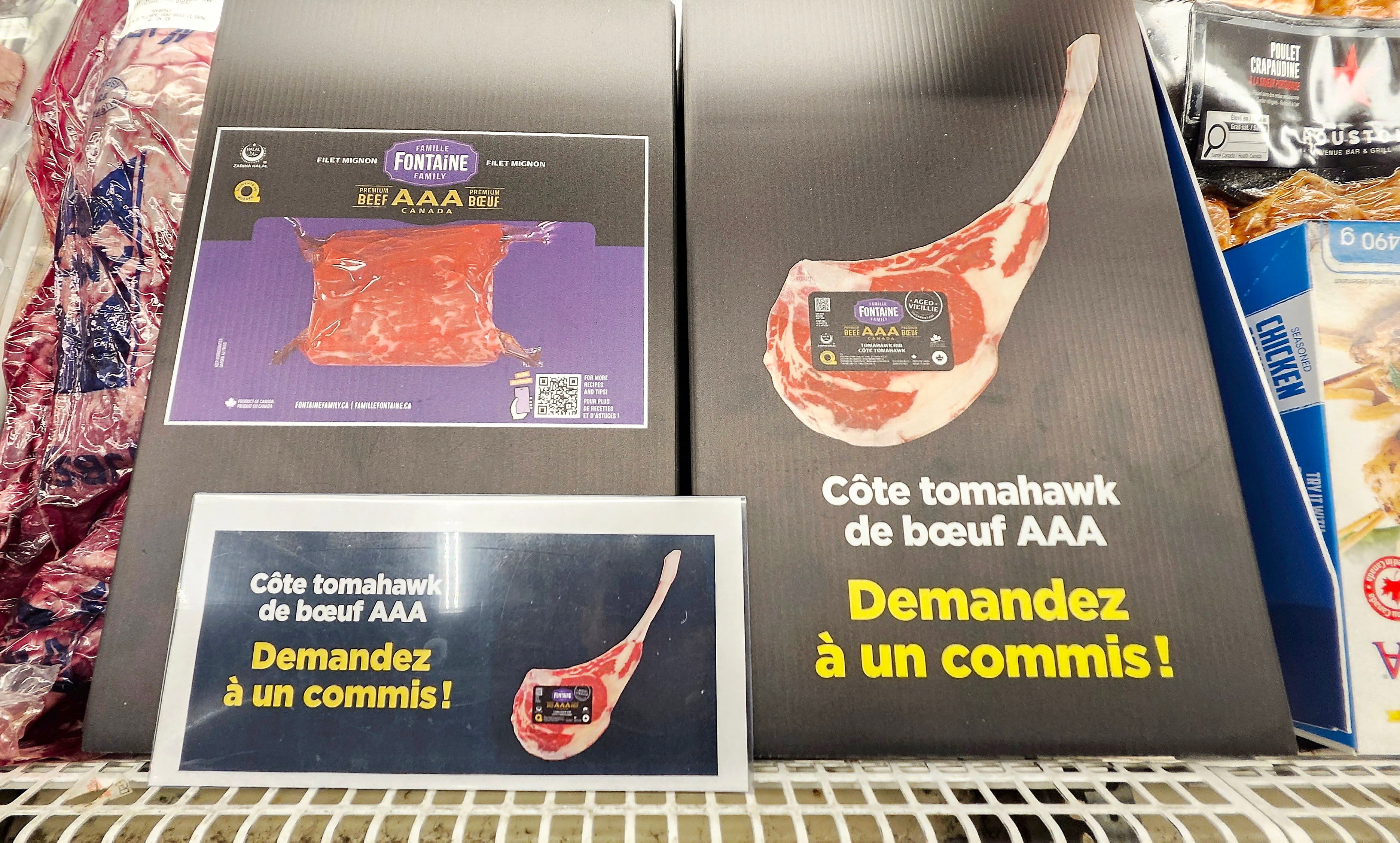 Des épiciers cachent la viande pour se protéger du «crime au détail organisé»