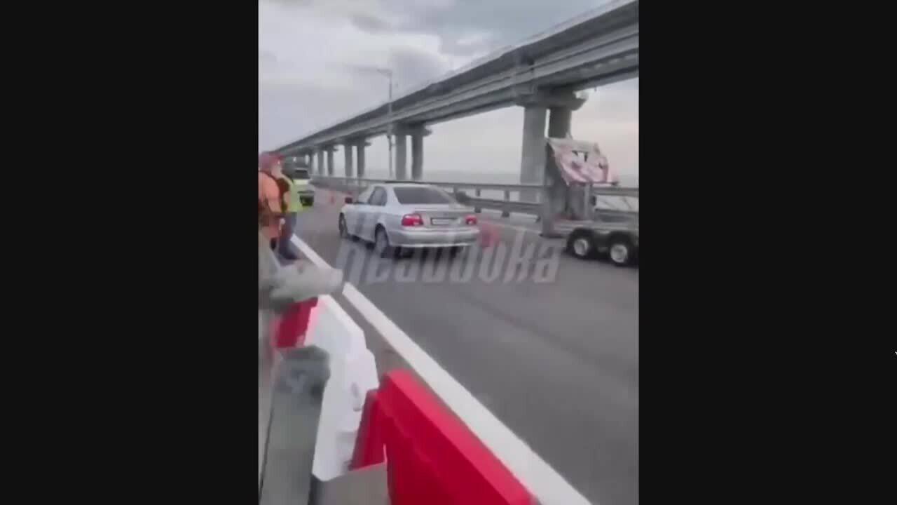 [EN VIDÉO] Traffic resumes on the Crimean bridge