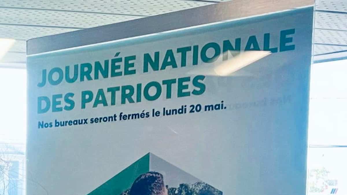Affiche douteuse pour la Journée nationale des patriotes: la classe politique réagit