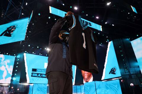 Le commissaire de la NFL, Roger Goodell, a présidé le premier tour de la séance de repêchage amateur, jeudi.