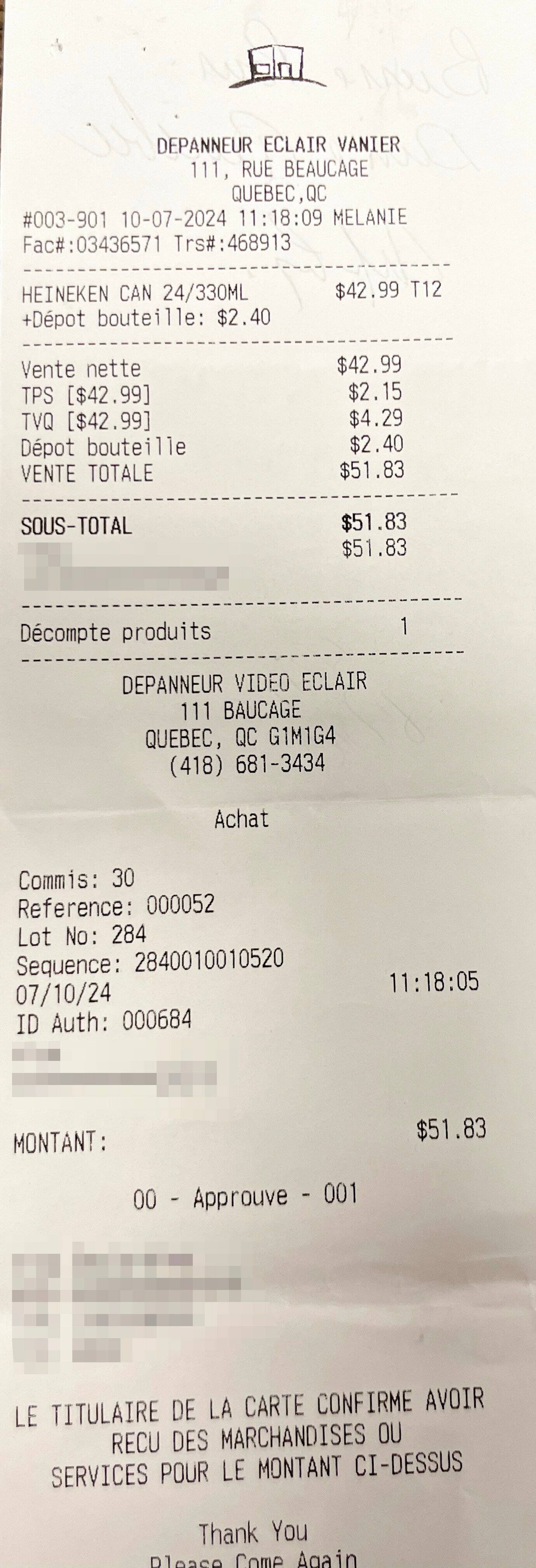 El 5 de julio de 2024, la construcción FTQ, dirigida por Éric Boisjoly (en Mortise), gastó $ 235.50 en el SAQ para ron, ginebra y una botella de escocés lagavulina 8 años por valor de $ 108.25.