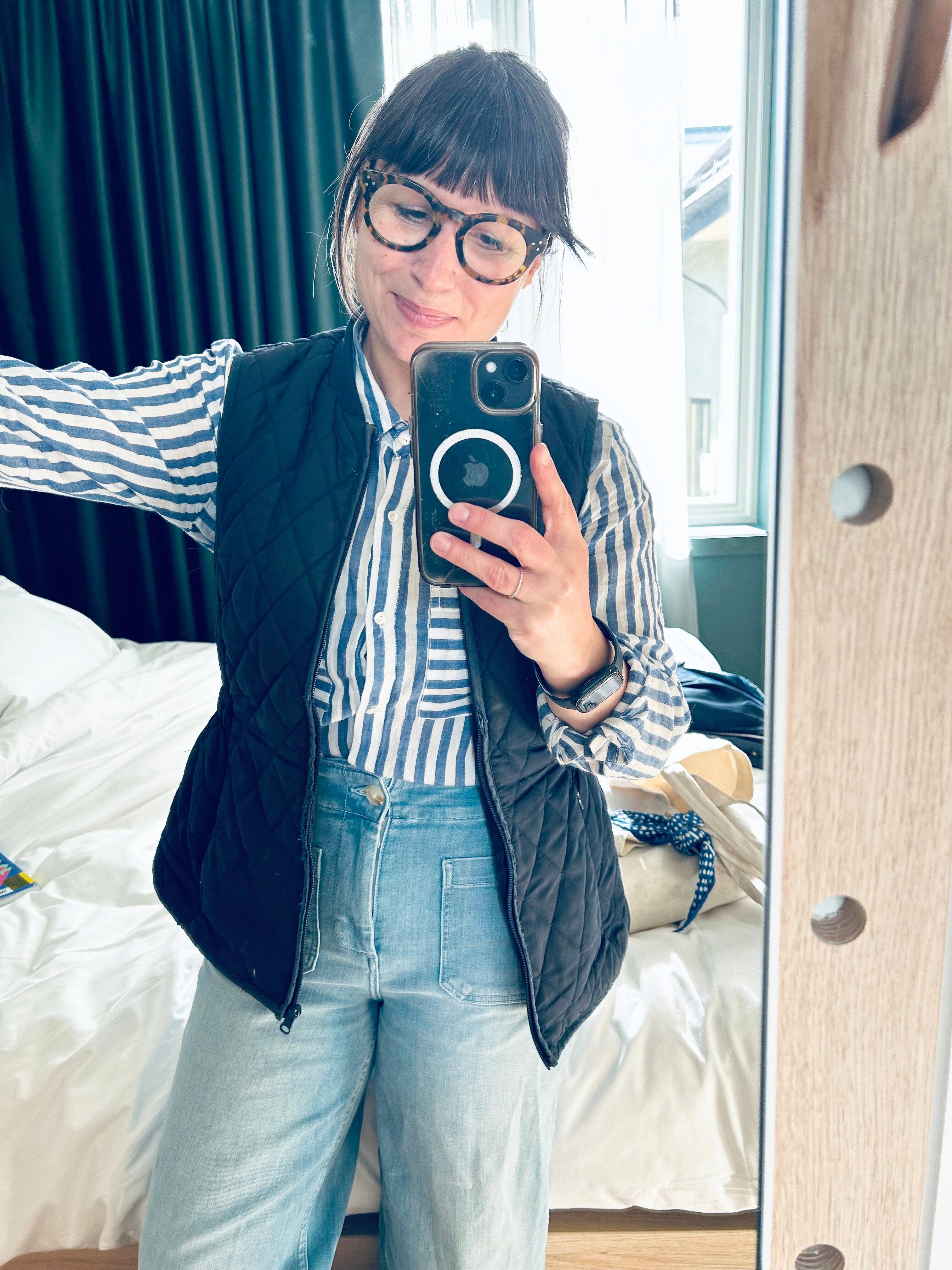 Catherine Simard avant show de Big Thief à Oslo