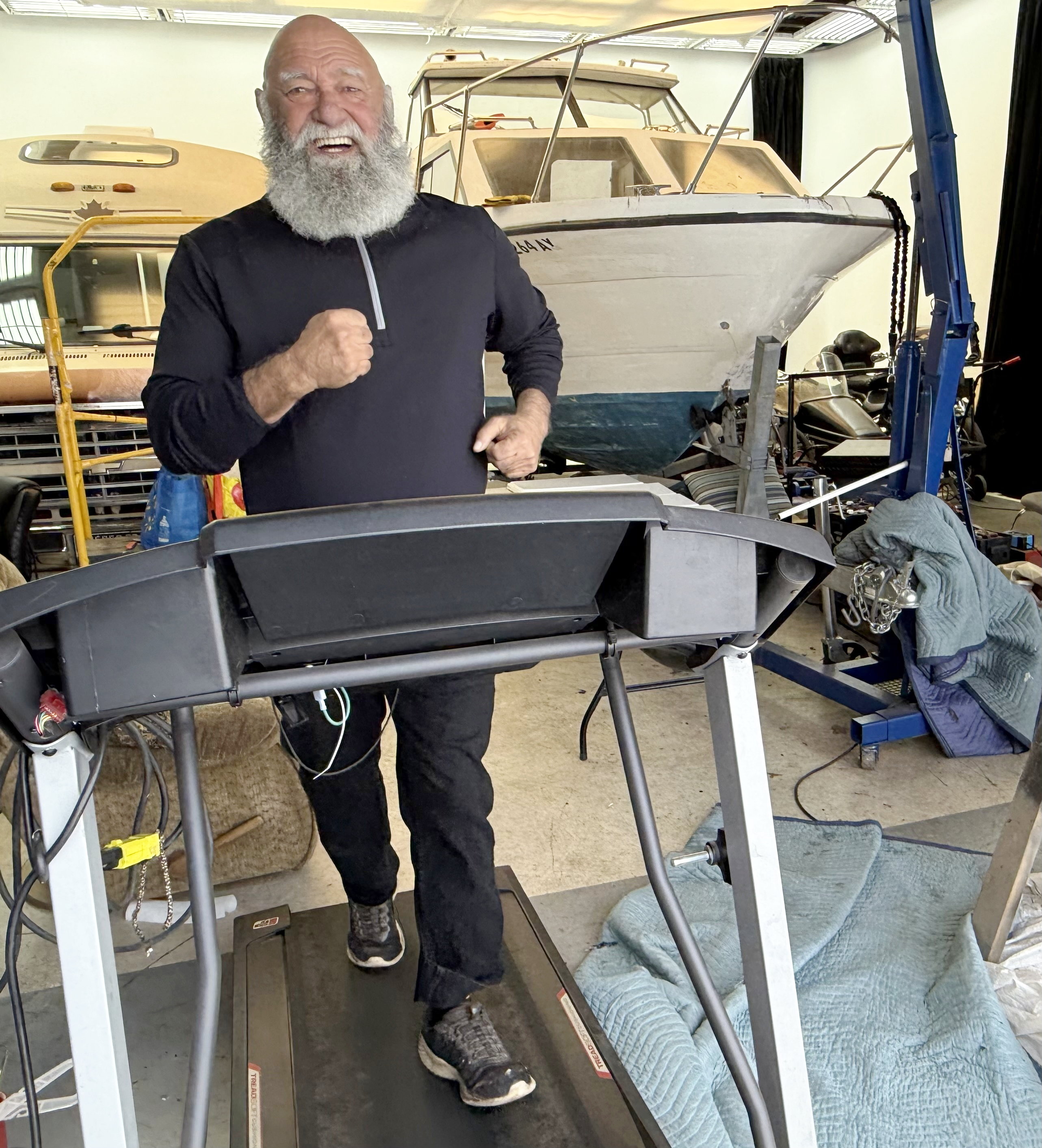 «Fini, les banquets d’Obélix!»: un marin québécois a perdu 75lb après avoir survécu à un AVC