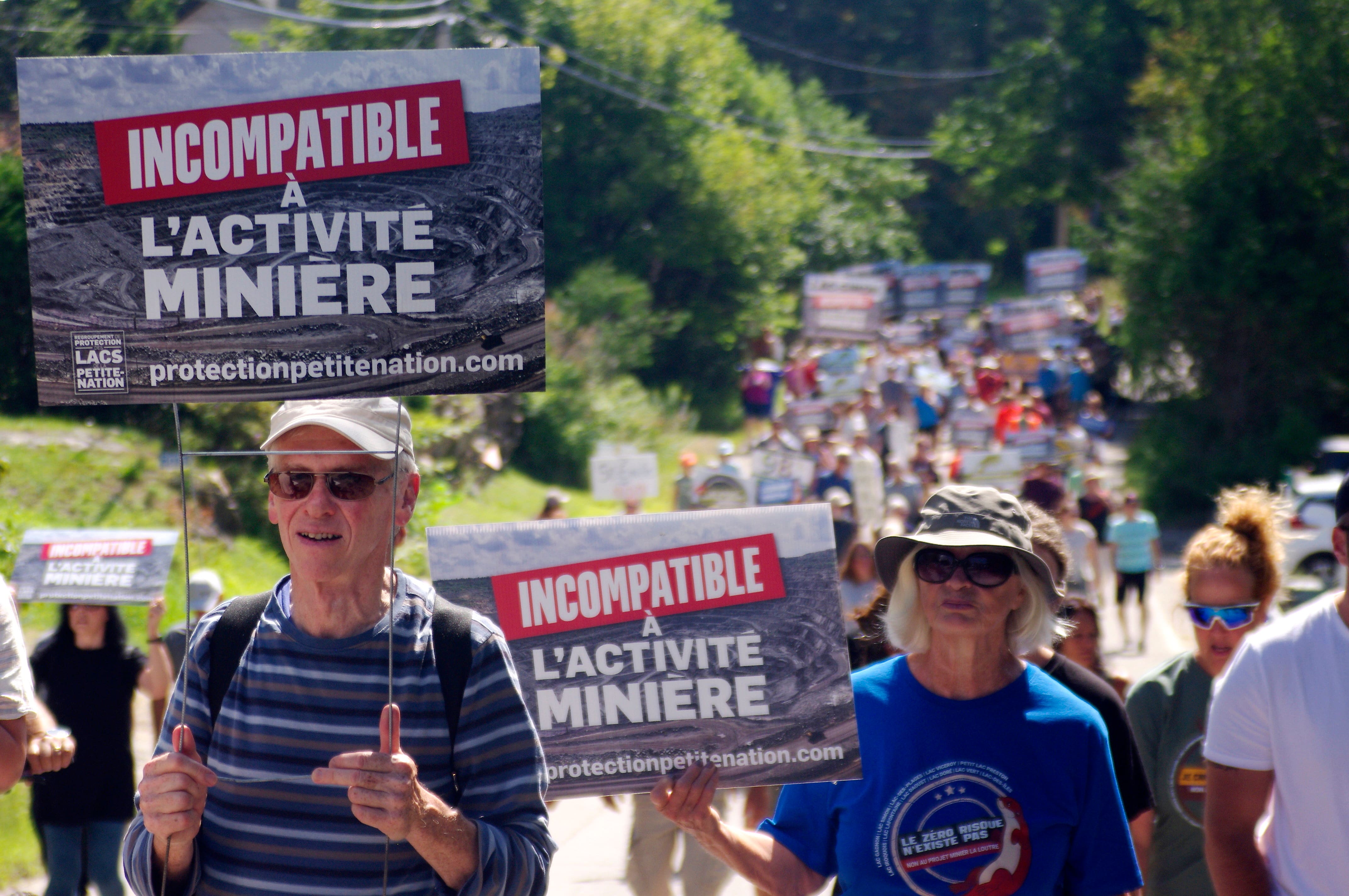 La D&eacute;fense am&eacute;ricaine veut nos min&eacute;raux: choc et consternation pour les opposants &agrave; une mine de graphite en Outaouais