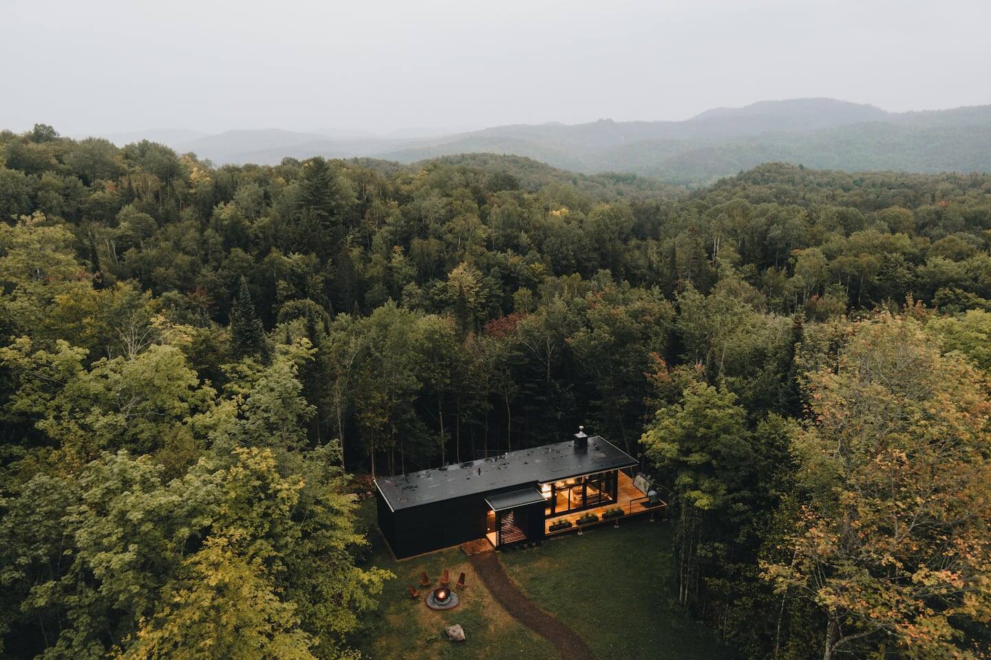 Une cabane scandinave en nature à La Conception