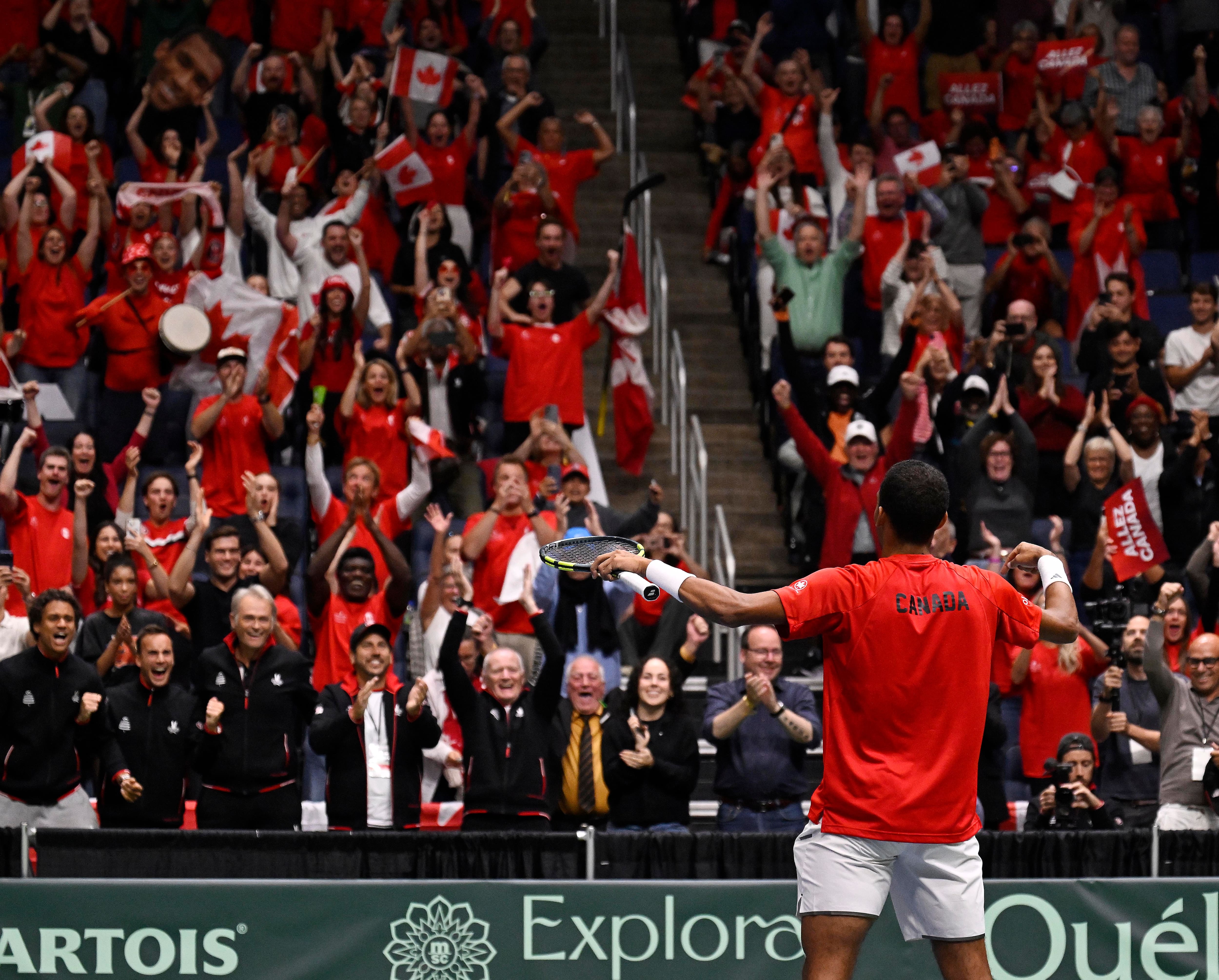 Félix Auger-Aliassime, la Coupe Davis... il s’est passé quelque chose de magique à Québec ce week-end