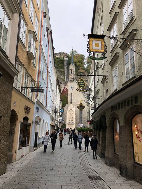 Getreidegasse, Salzbourg.