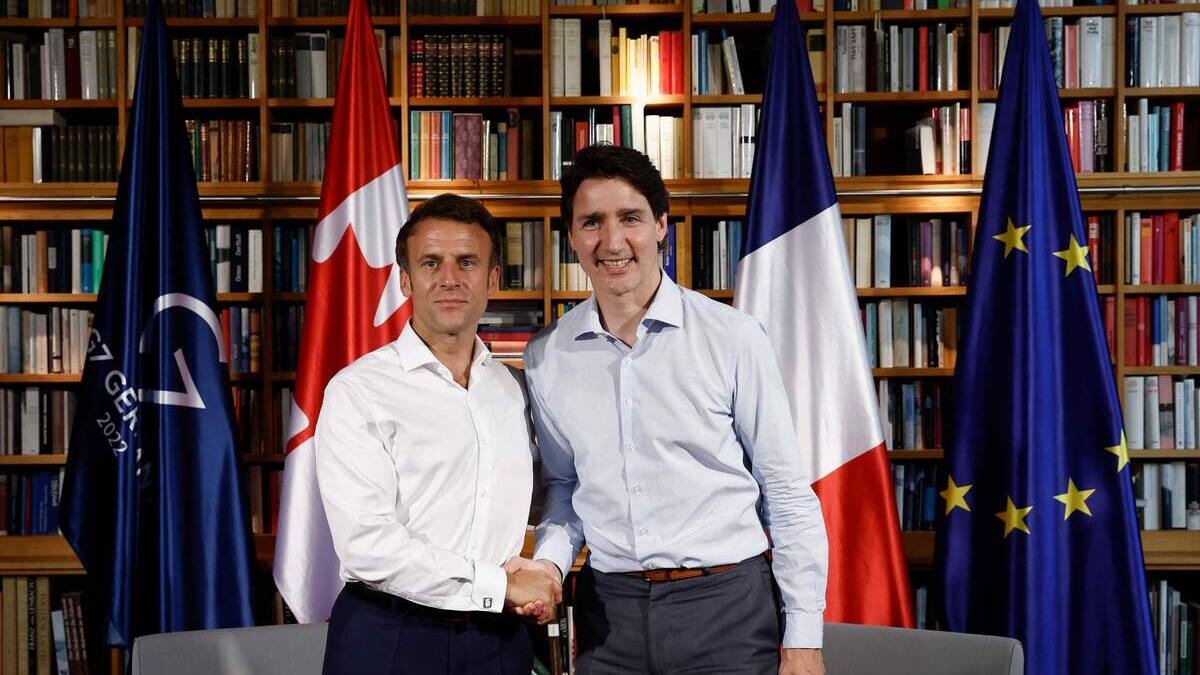 Macron compte se rendre au Canada dans les prochains mois