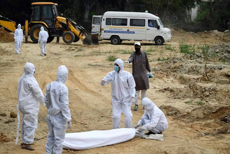 Image principale de l'article Les crématoriums de l’Inde croulent sous les morts