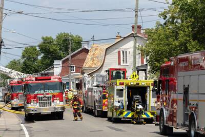 Beauport fire: Three firefighters taken to hospital