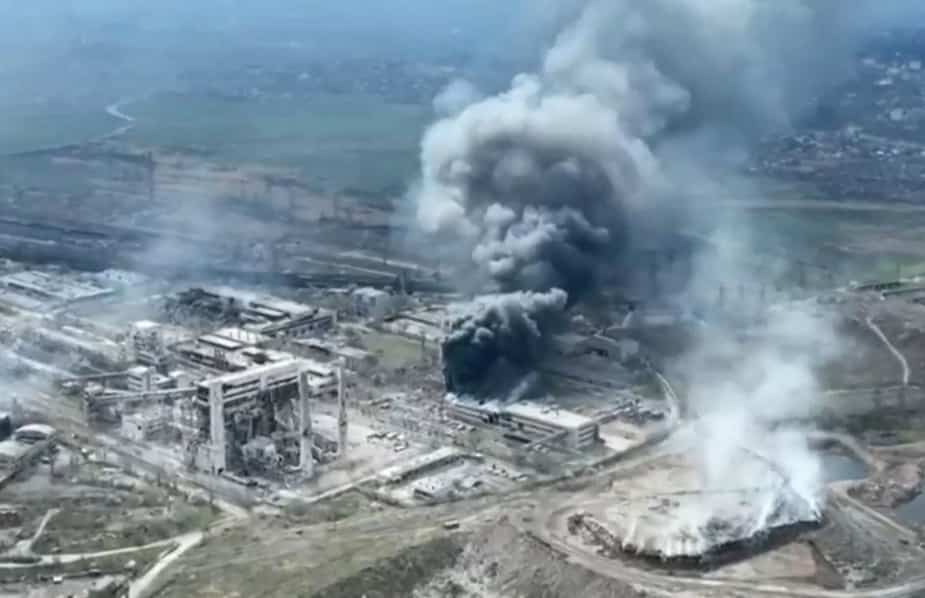 Photo d’une attaque russe sur Marioupol