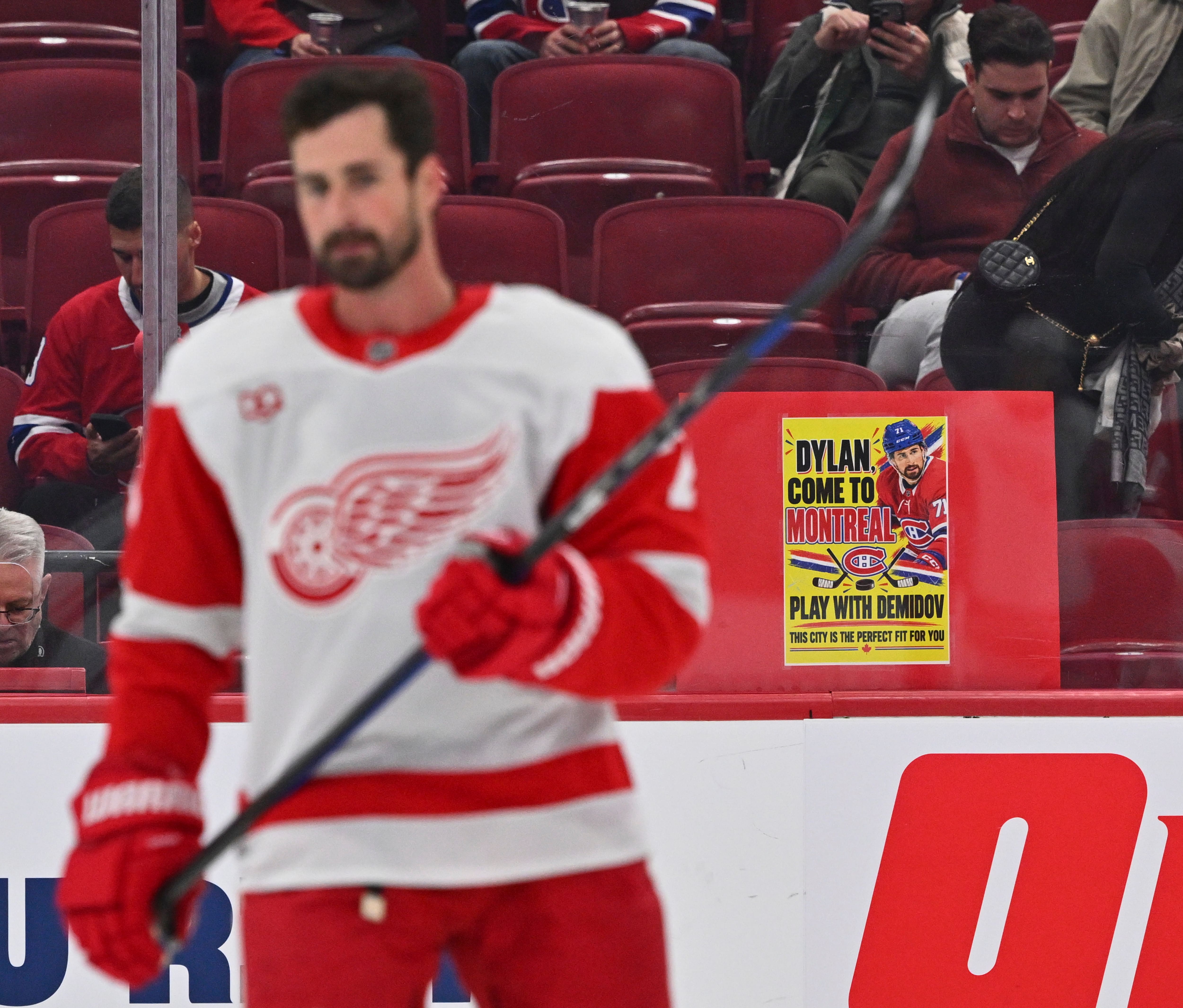Dylan Larkin, acclamé au Centre Bell:« Jamais je n’aurais pu imaginer ça »