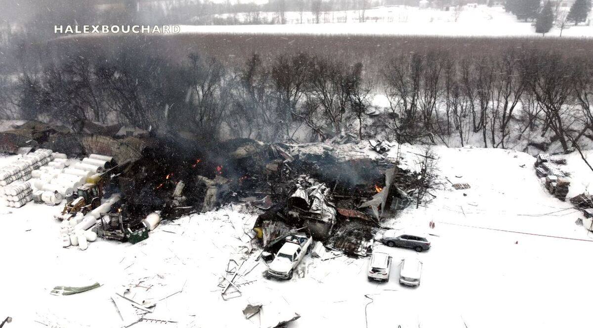 EN IMAGES L'avant et l'après de l'explosion à SaintRochdel'Achigan