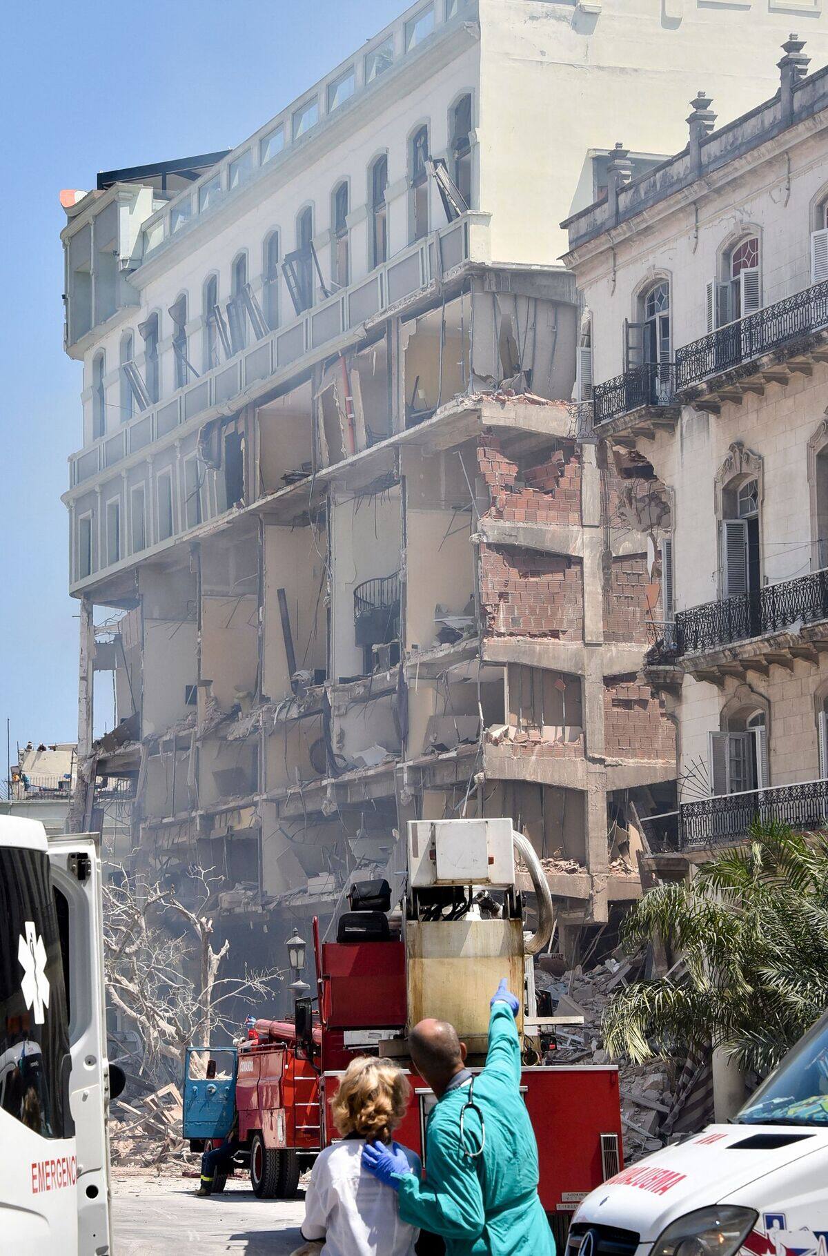 4 morts et 13 disparus dans l'explosion de l'h&ocirc;tel Saratoga &agrave; La Havane