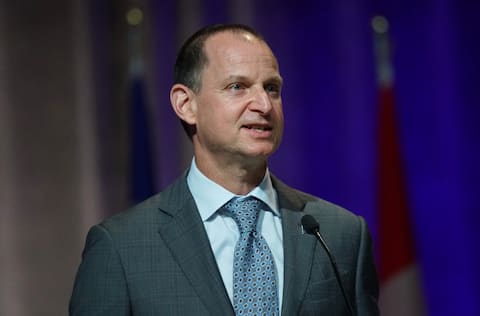 Finance Minister Eric Girard