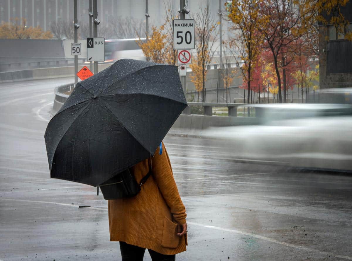M&eacute;t&eacute;o au Qu&eacute;bec: la pluie s&rsquo;invite pour le reste de la semaine