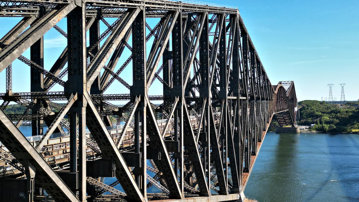 Après 56% des inspections du nouveau gestionnaire: la structure du pont de Québec dans un état «acceptable»
