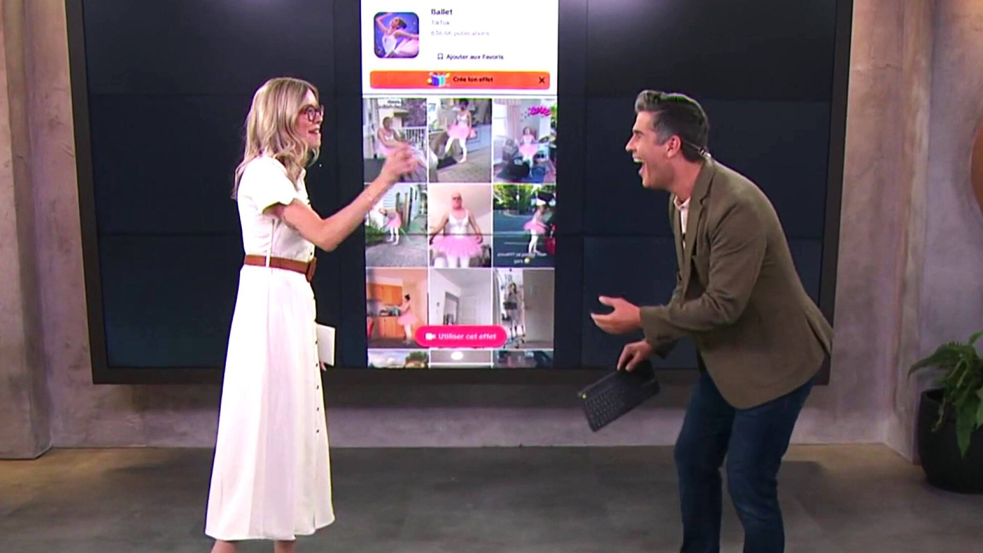 Math teste un nouveau filtre sur nos caméramans 