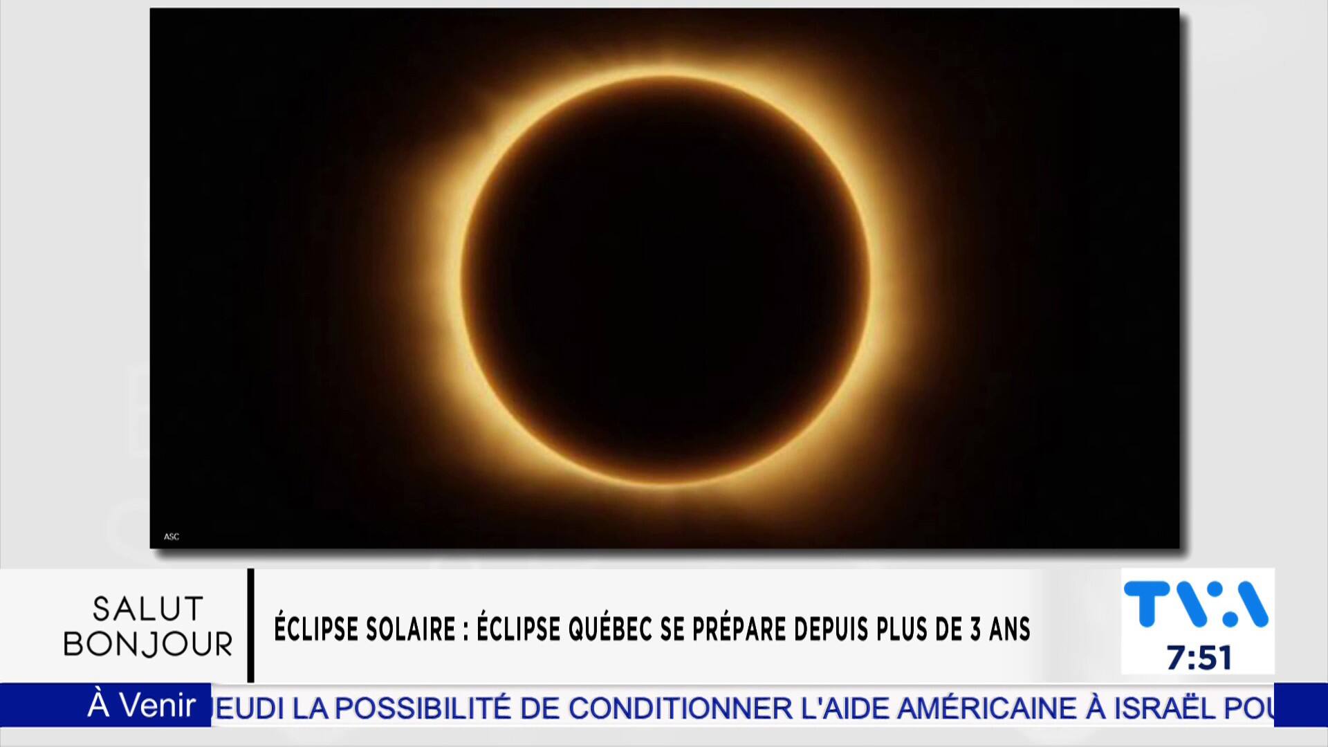 BUZZ | ÉCLIPSE SOLAIRE LE QUÉBEC EN PRÉPARATION 
