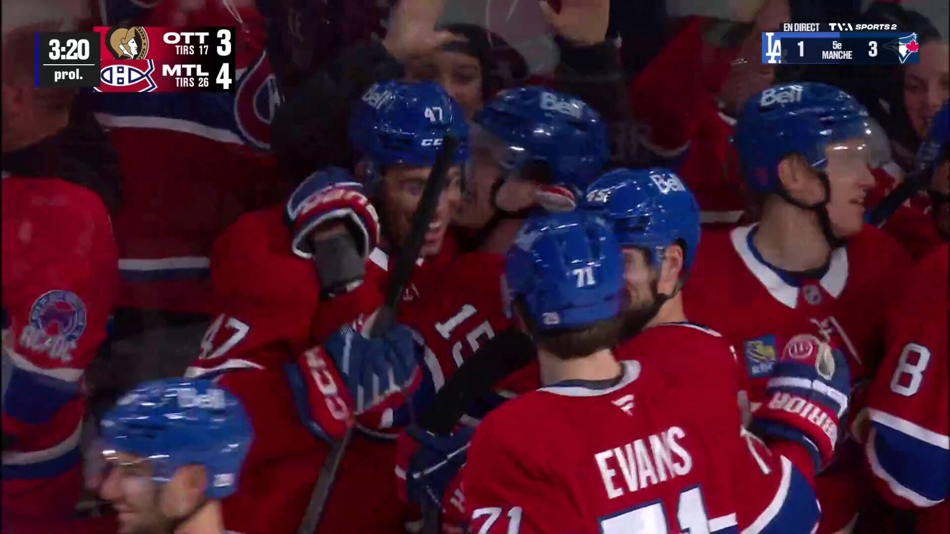 Le CH revient encore de l'arri&egrave;re pour gagner en prolongation