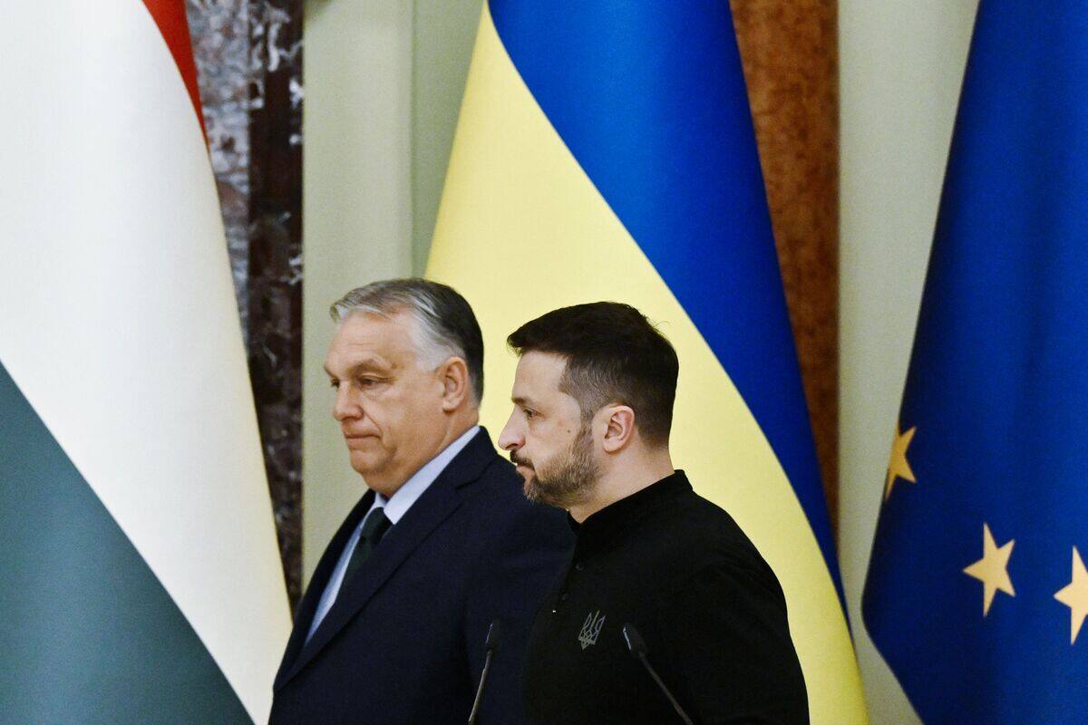&Agrave; Ky&iuml;v, Orban r&eacute;clame &agrave; Zelensky un &laquo;cessez-le-feu&raquo; avec la Russie
