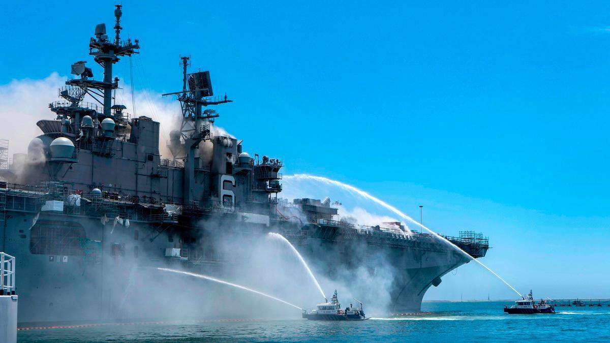 United States: Sailor blamed for catastrophic fire that destroyed a military ship in 2020