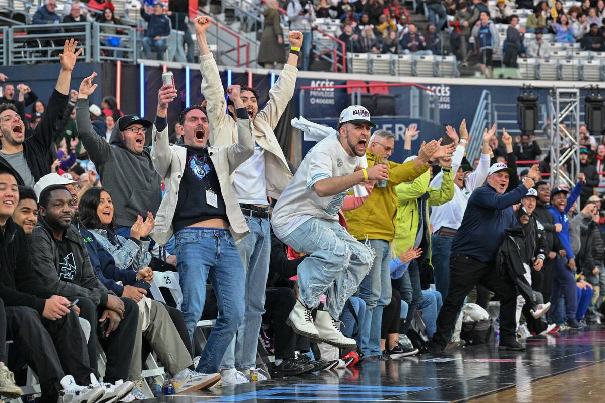 Tavis Smith of the Montreal alliance in action during the historic outdoor game.