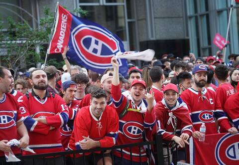 SPO-Réaction des amateurs du Canadiens de Montréal en séries éliminatoires contre les Golden Knights de Las Vegas à Montréal