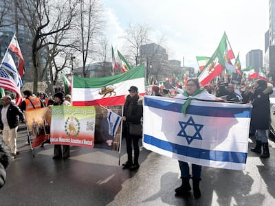 2026年2月28日、モントリオールに現れたイラン人。写真マイケル・グエン