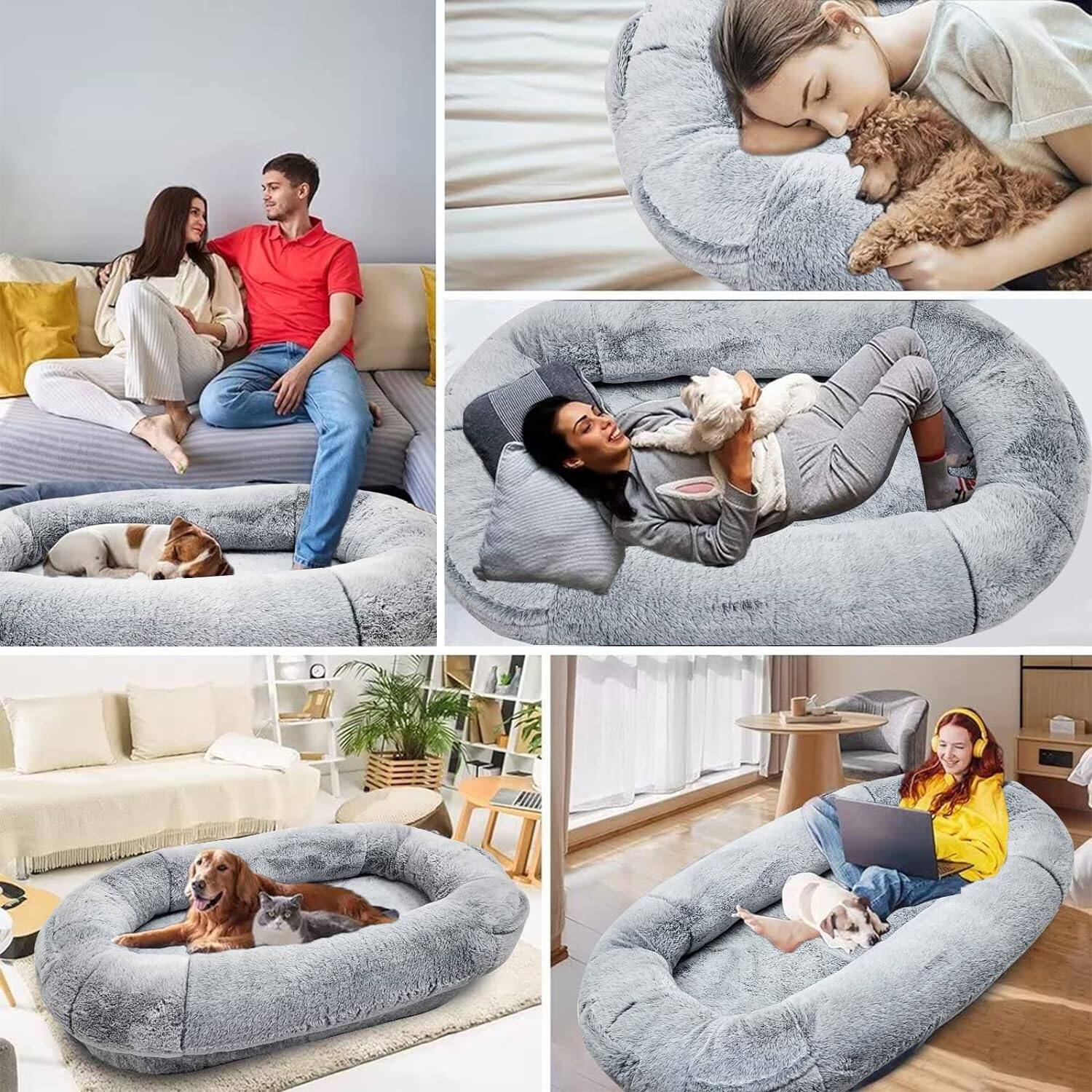 Ce lit pour chien (format humain) est le meilleur achat de l'hiver pour — free download