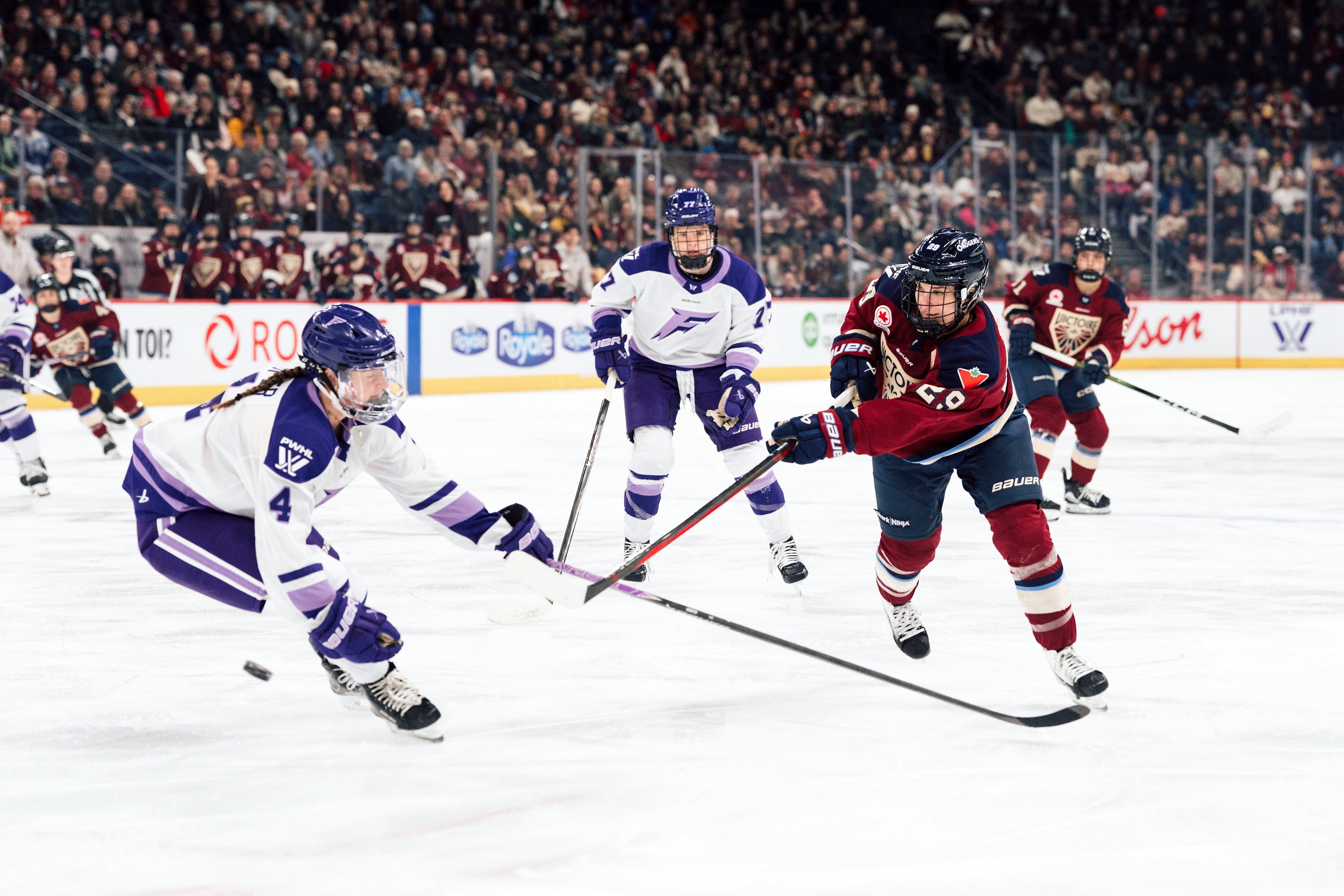 La Victoire de Montréal a choisi d’affronter les doubles championnes en titre de la LPHF