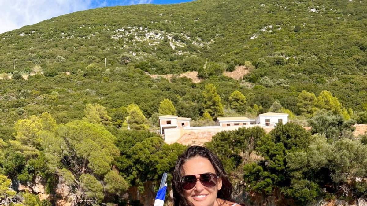 Les superbes vacances de Demi Moore à Paxos en Grèce