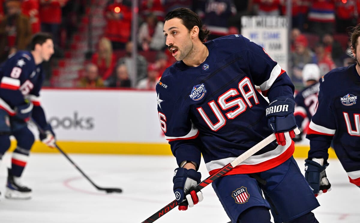 Vincent Trocheck revient de la Confrontation des 4 nations avec un ...