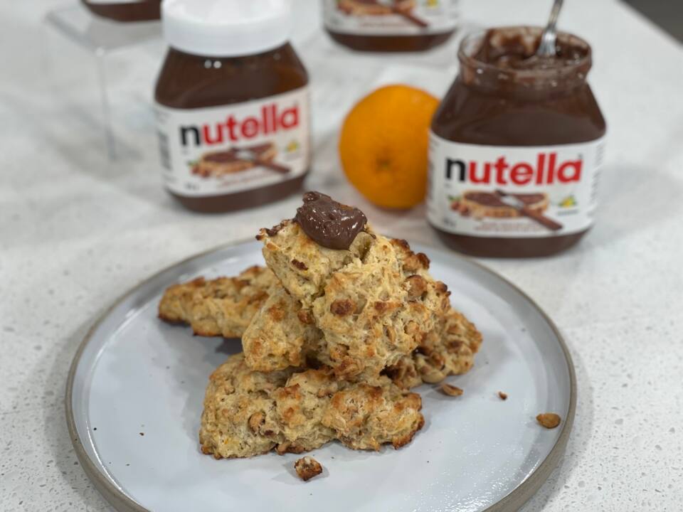 Scones moelleux aux flocons d’avoine et noisettes