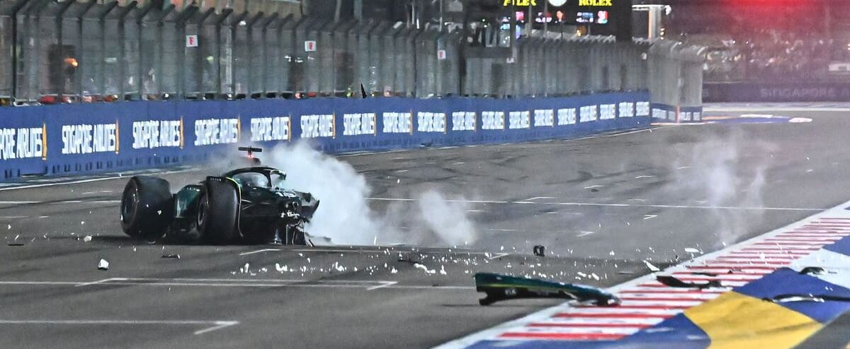 F1: un violent accident pour Lance Stroll, catastrophe pour Red Bull