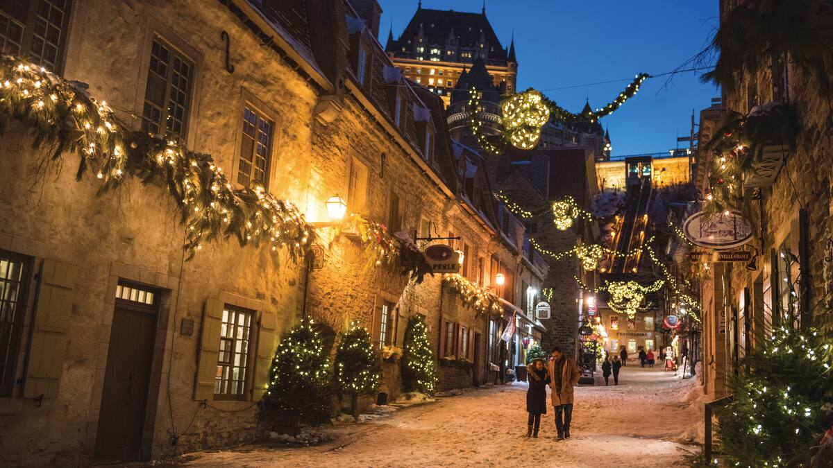 La ville de Québec dans les «meilleurs endroits pour passer Noël à l’étranger», selon «Vogue»