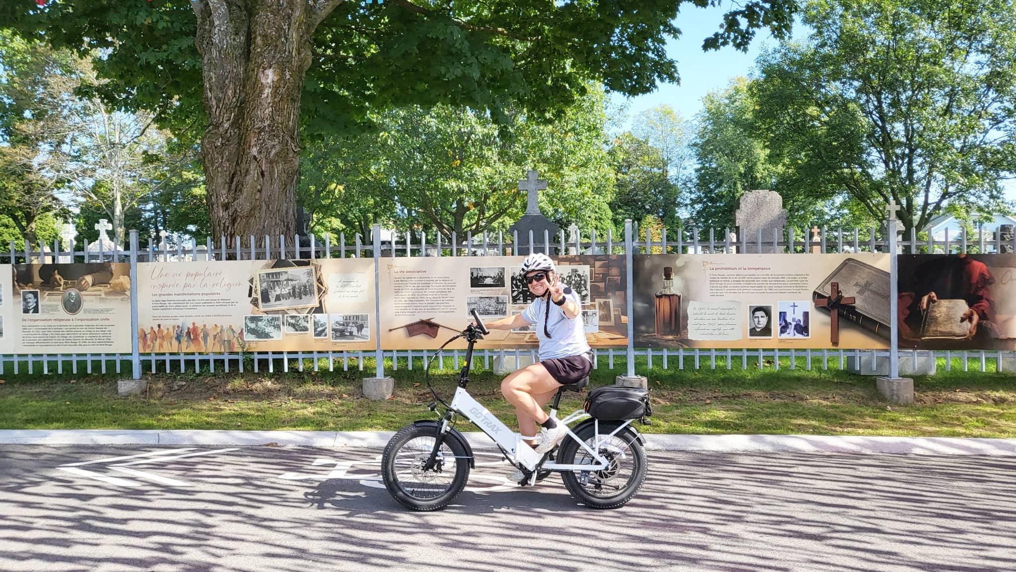 « Le moteur, c'est les jambes que je n'ai pas » : le tour du lac Saint-Jean malgré la dystrophie musculaire grâce à un vélo électrique