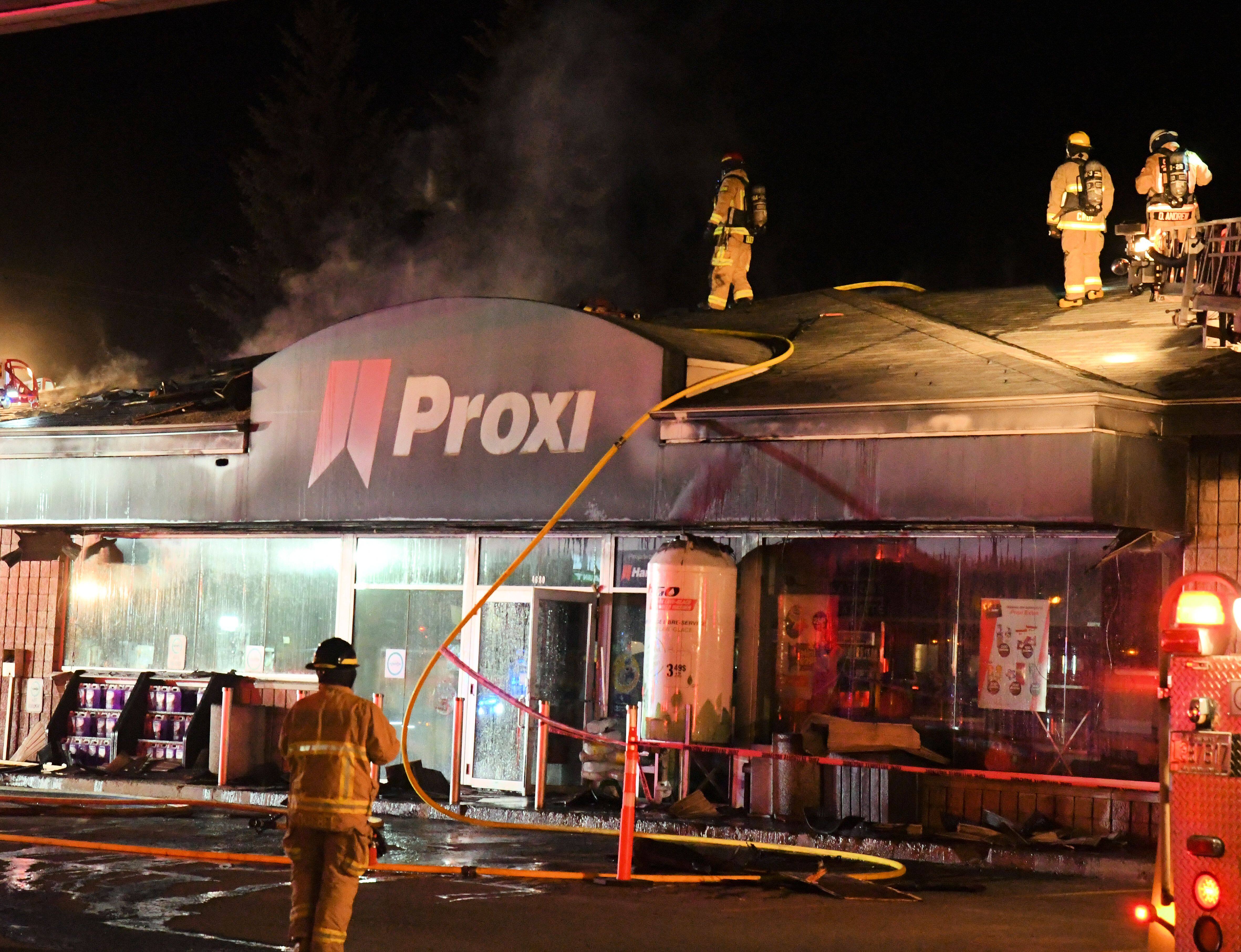 Quebec City Convenience Store Heavily Damaged by Arson