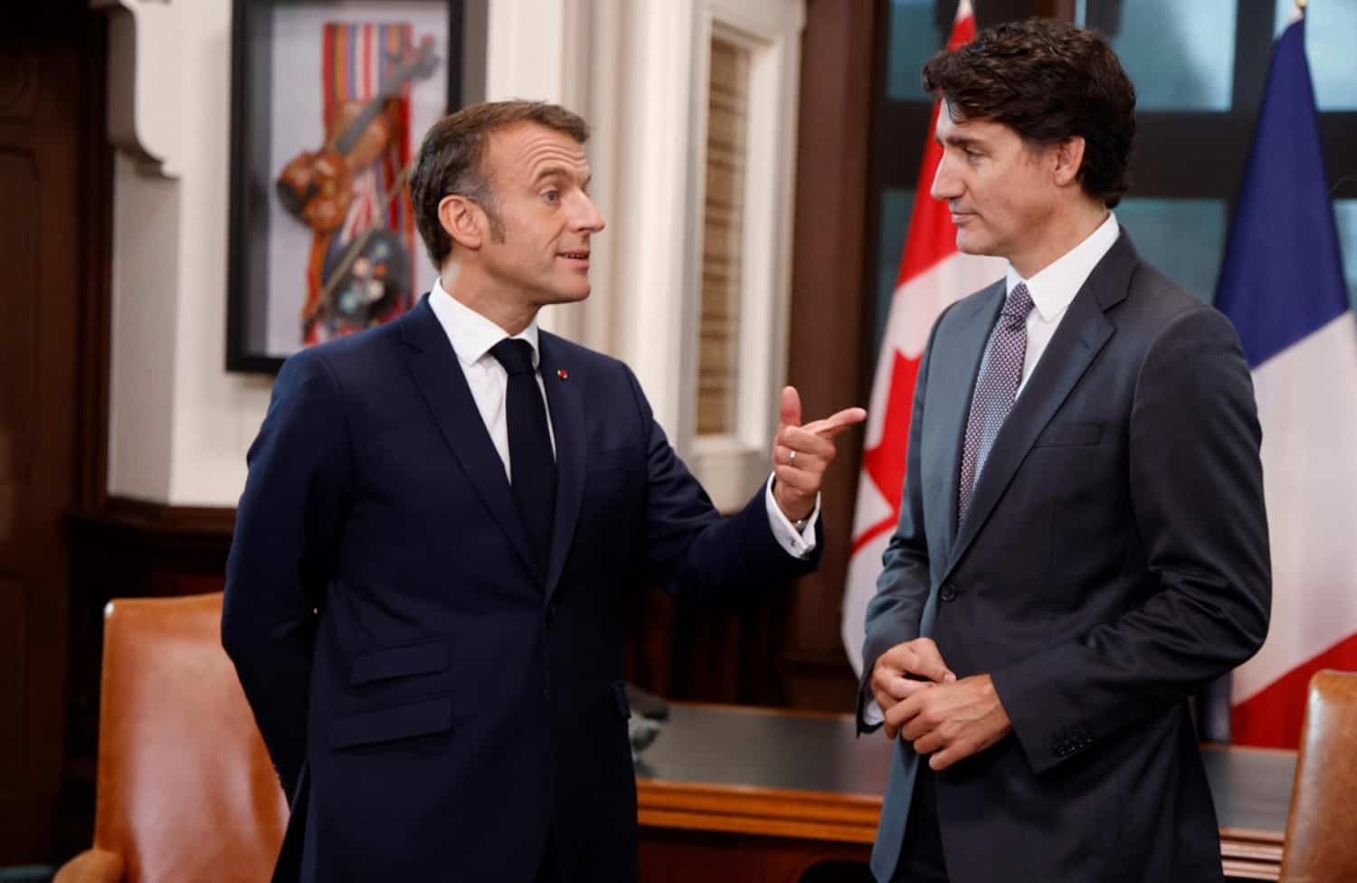 Trudeau Macron EN IMAGES | «Nous avons un agenda extrêmement aligné»: Justin Trudeau ...