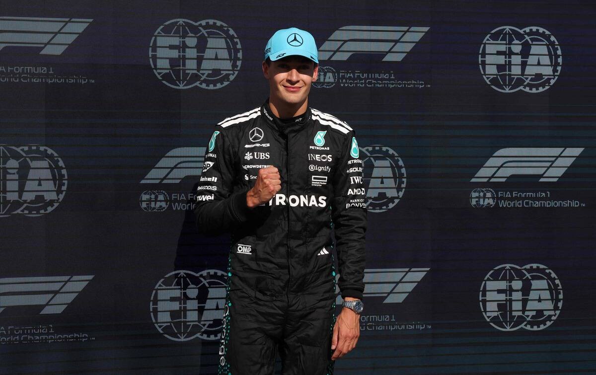 George Russell d&eacute;croche la pole